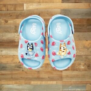 BLUEY & BINGO Toddler Kids/Unisex Size 9-10 Comfort Slide Sandals